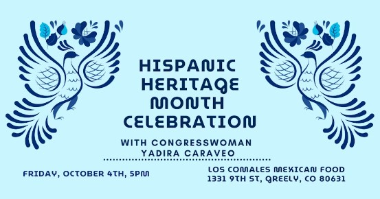 Hispanic Heritage Month Celebration with Congresswoman Yadira Caraveo